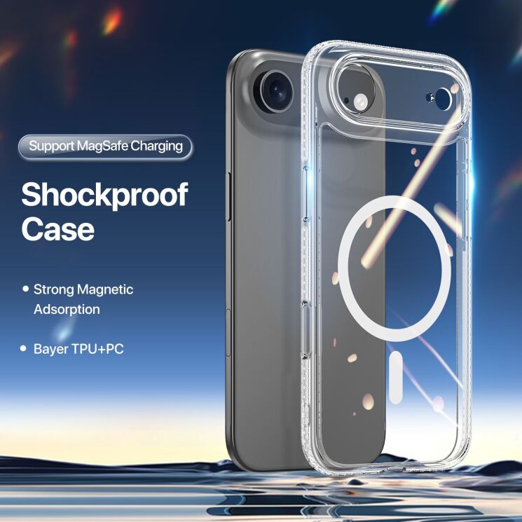 Защитный чехол DUX DUCIS Clin Series MagSafe для Apple iPhone 17 Air - Clear: фото 4 из 13