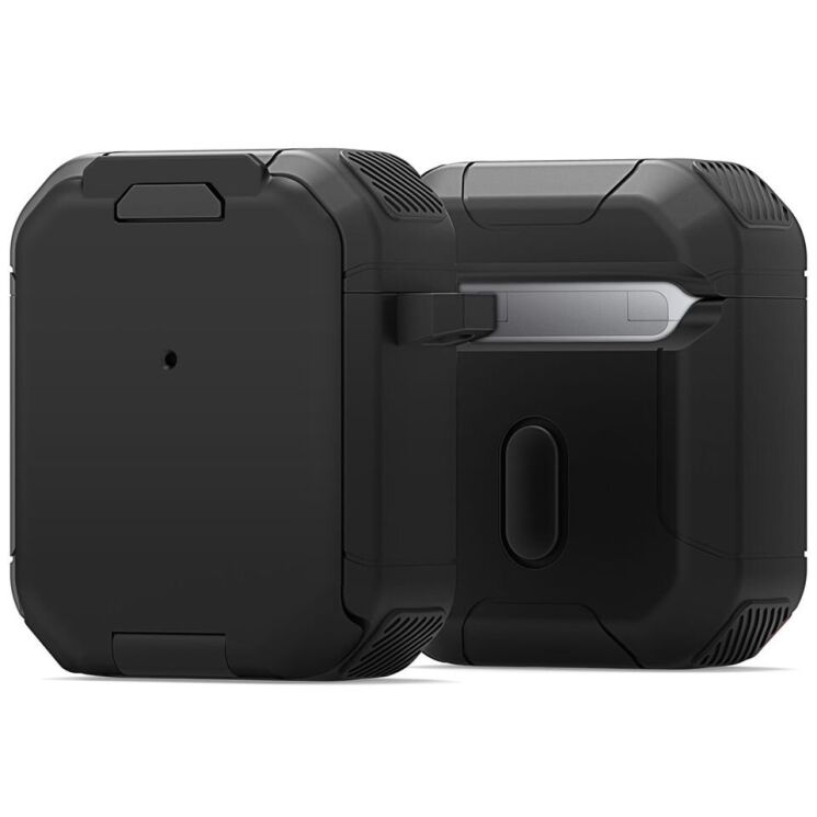 Защитный чехол DUX DUCIS PECF Series для Apple AirPods 1 / 2 - Black: фото 2 из 10