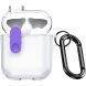 Защитный чехол DUX DUCIS PECK Series для Apple AirPods 1 / 2 - Clear Purple (204530CV). Фото 1 из 19