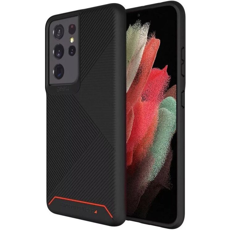 Защитный чехол Gear4 Battersea для Samsung Galaxy S21 Ultra (G998) - Black: фото 1 из 11