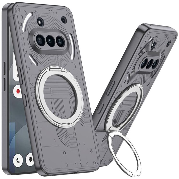 Защитный чехол GKK Double Dip Case Magnetic для Nothing Phone (3a) - Grey: фото 1 из 9