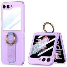 Захисний чохол GKK Hand Strap для Samsung Galaxy Flip 6 - Purple: фото 1 з 14
