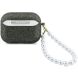 Защитный чехол Guess Glitter Pearl Strap для AirPods Pro 3 (GUAP3GLGPSA) - Khaki (390167K). Фото 2 из 5