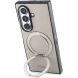 Защитный чехол Guess Magnetic Ring Stand Grained Classic Logo MagSafe для Samsung Galaxy Fold 8 Ultra (GUHMZFD86PSGRSCLE) - Beige (424101E). Фото 6 из 7