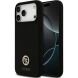 Захисний чохол Guess Silicone Logo Strass 4G MagSafe для iPhone 17 Pro Max (GUHMP17XM4DGPK) - Black (402889B). Фото 1 з 8