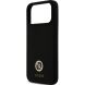 Захисний чохол Guess Silicone Logo Strass 4G MagSafe для iPhone 17 Pro Max (GUHMP17XM4DGPK) - Black (402889B). Фото 6 з 8