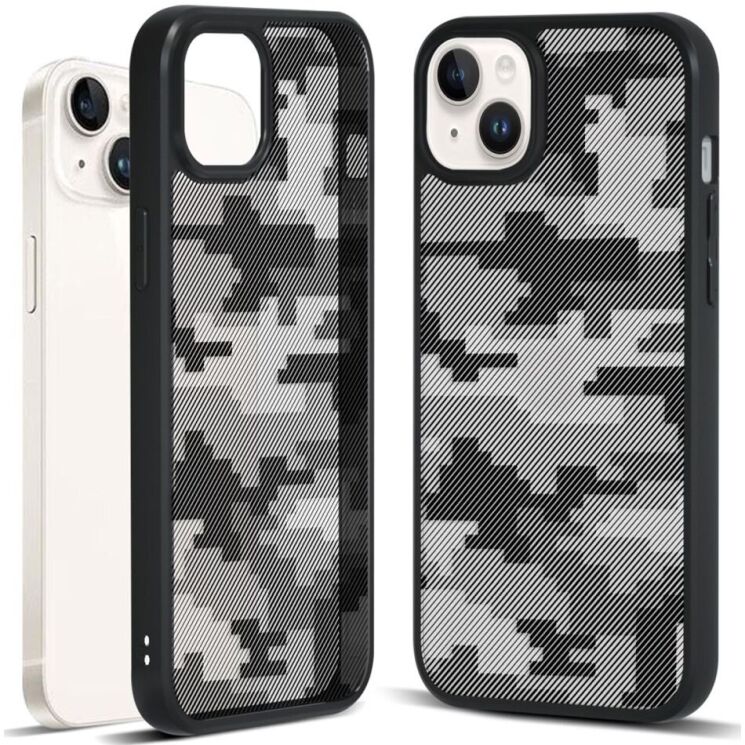 Защитный чехол IBMRS Military для Apple iPhone 15 - Grid Camouflage: фото 1 из 8