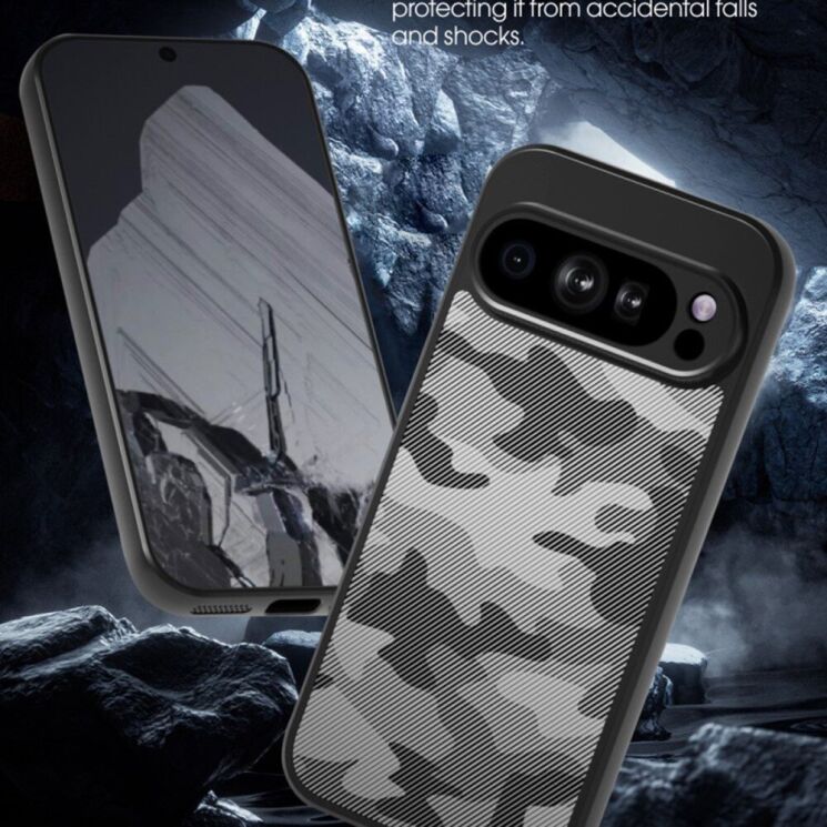 Защитный чехол IBMRS Military для Google Pixel 9 Pro - Grid Camouflage: фото 7 из 8