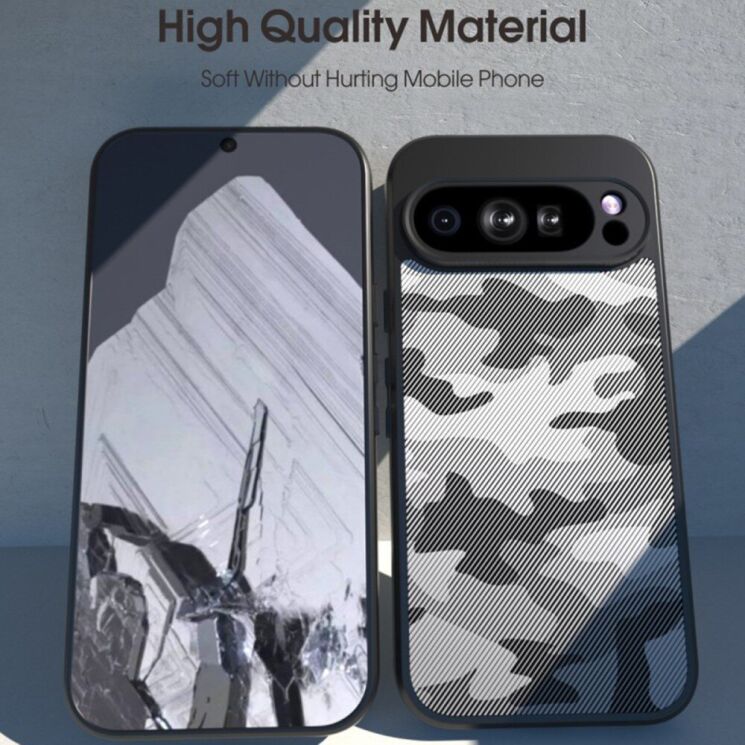 Защитный чехол IBMRS Military для Google Pixel 9 Pro - Grid Camouflage: фото 5 из 8