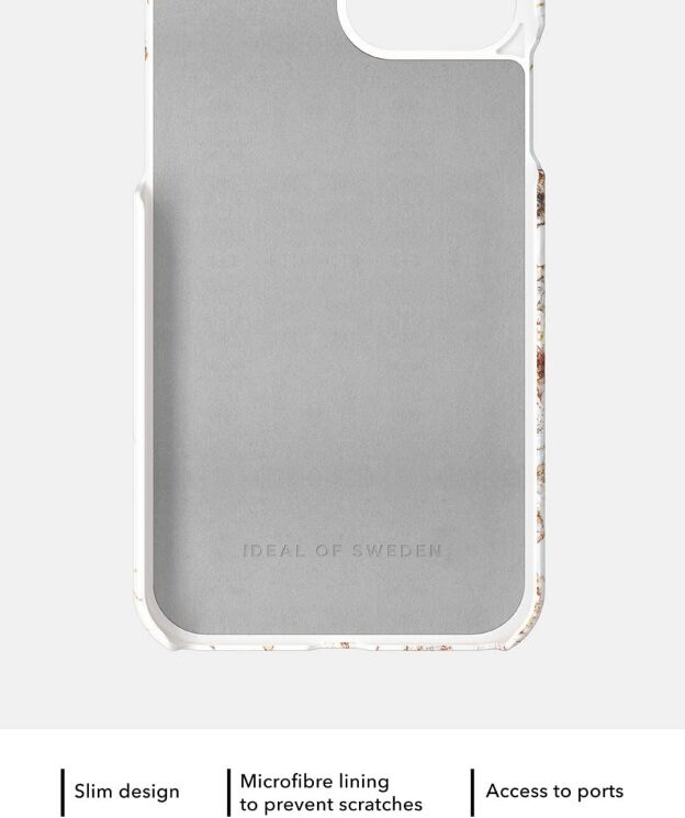 Защитный чехол iDeal Of Sweden Printed Case для Apple iPhone 12 mini (IDFCAW18-I2054-98) - Golden Jade Marble: фото 4 из 7