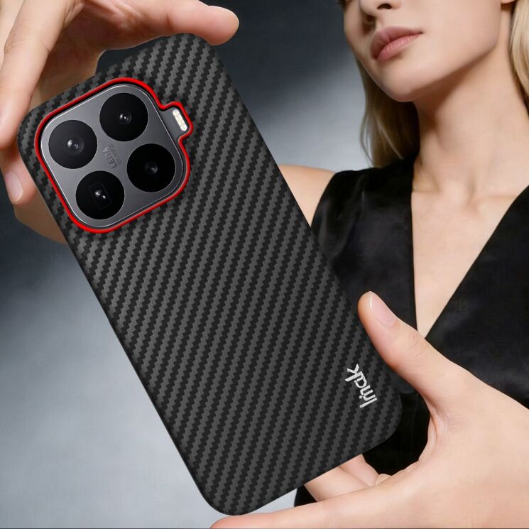 Защитный чехол IMAK Carbon Guard для Xiaomi 17T - Black: фото 6 из 7