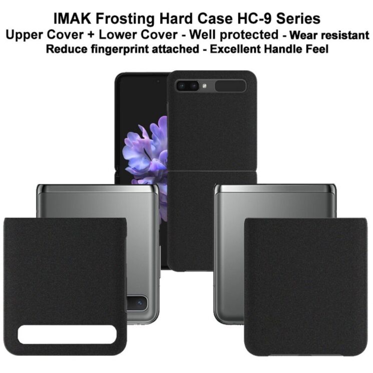Защитный чехол IMAK HC-9 Series для Samsung Galaxy Flip - Black: фото 8 из 11