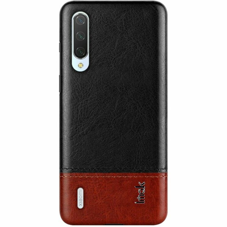 Защитный чехол IMAK Leather Series для Xiaomi Mi A3 / Mi CC9e - Black / Brown: фото 2 из 13