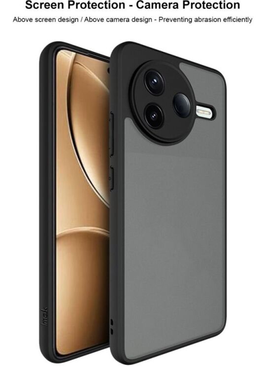 Защитный чехол IMAK UX-9B Series для Xiaomi Poco F7 Pro - Black: фото 11 из 13