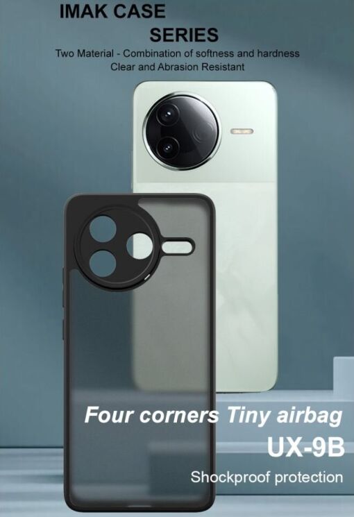 Защитный чехол IMAK UX-9B Series для Xiaomi Poco F7 Pro - Black: фото 8 из 13