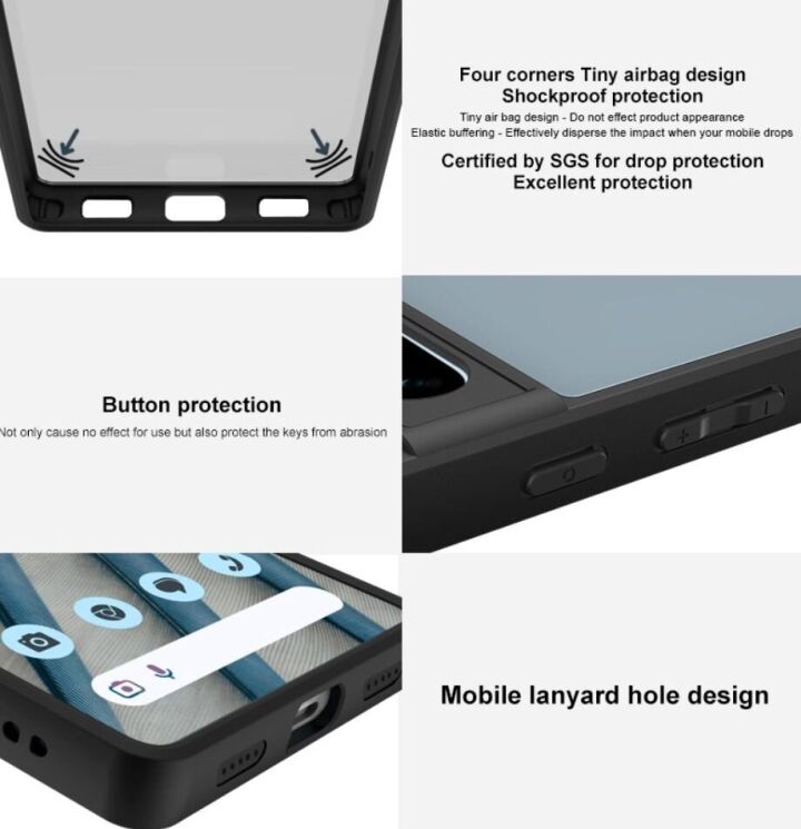 Защитный чехол IMAK UX-9B Series для Xiaomi Poco F7 Pro - Black: фото 13 из 13
