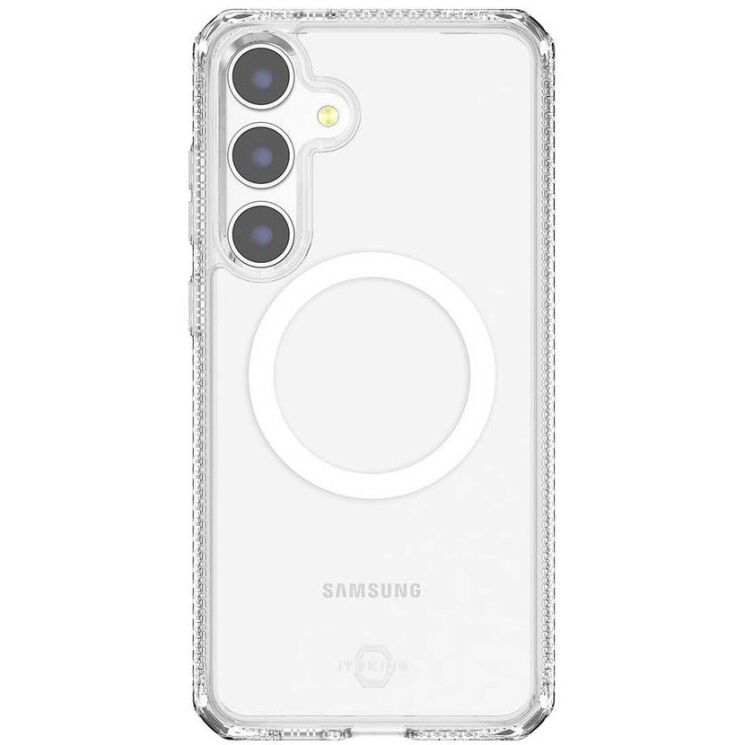 Захисний чохол ItSkins Hybrid R with MagSafe для Samsung Galaxy S24 (S921) SGBP-HMACR-TRSP - Clear: фото 1 з 8