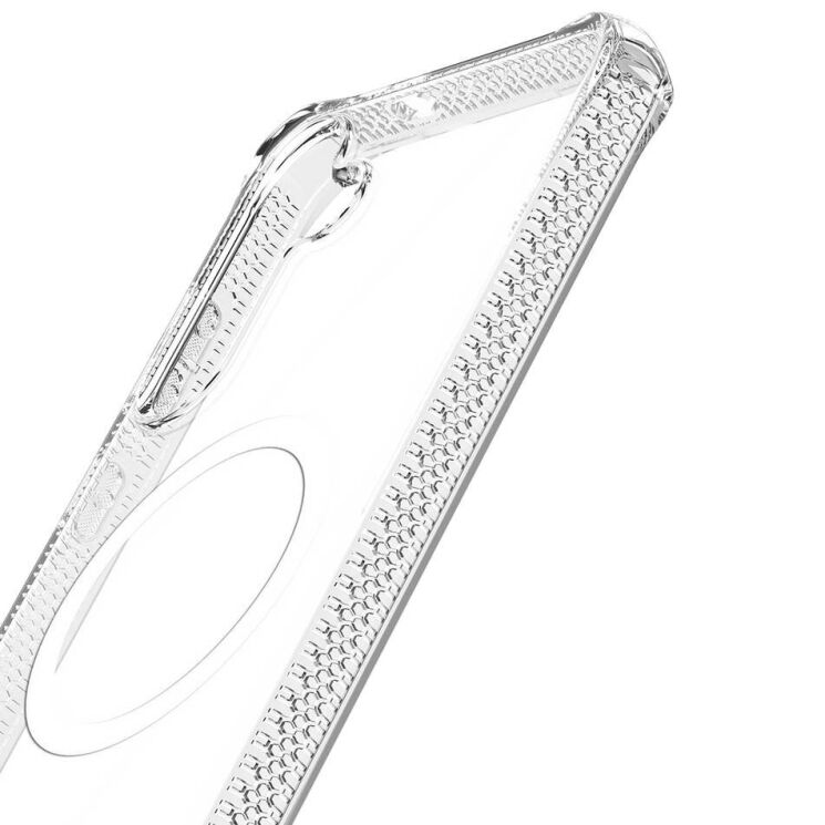 Захисний чохол ItSkins Hybrid R with MagSafe для Samsung Galaxy S24 (S921) SGBP-HMACR-TRSP - Clear: фото 3 з 8