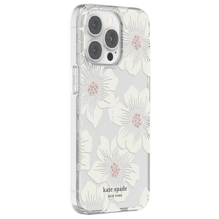 Захисний чохол Kate Spade NY Protective Hardshell для Apple iPhone 13 Pro (KSIPH-208-HHCCS) - Hollyhock Floral: фото 4 з 6