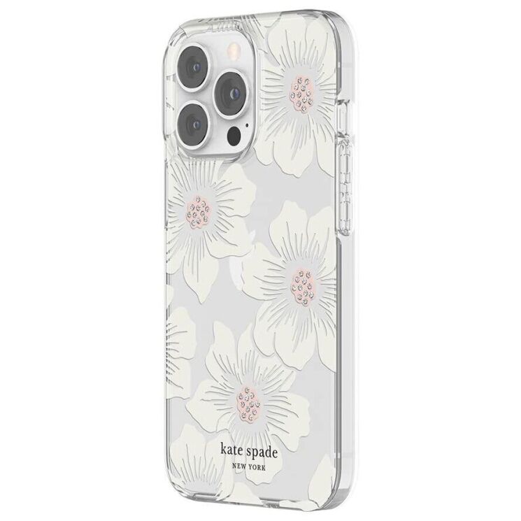 Захисний чохол Kate Spade NY Protective Hardshell для Apple iPhone 13 Pro (KSIPH-208-HHCCS) - Hollyhock Floral: фото 2 з 6