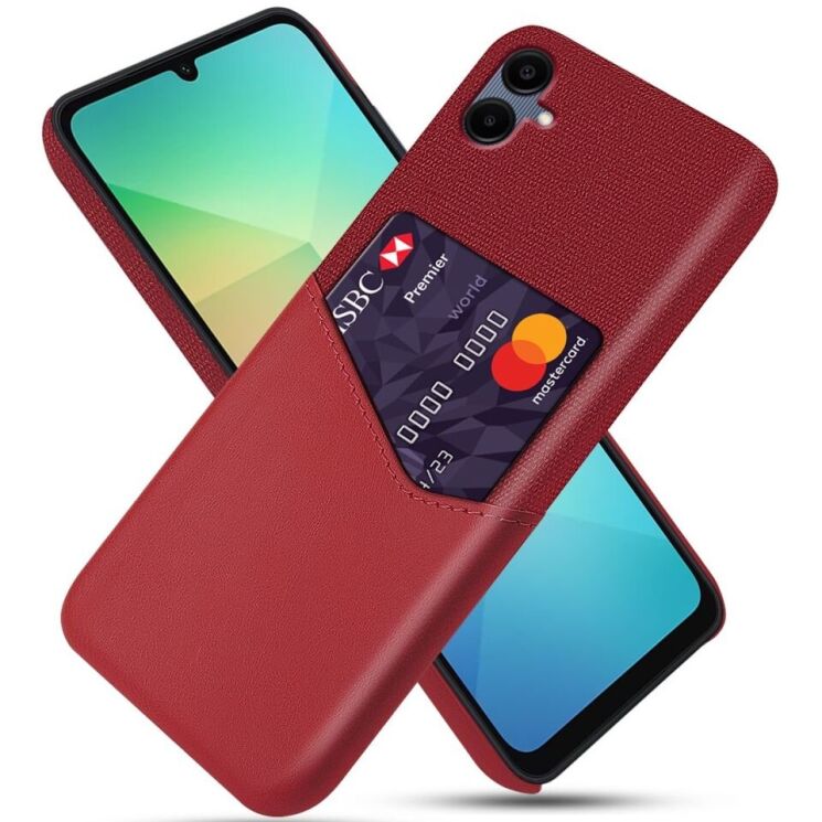 Защитный чехол KSQ Business Pocket для Samsung Galaxy A06 (A065) - Red: фото 1 из 4
