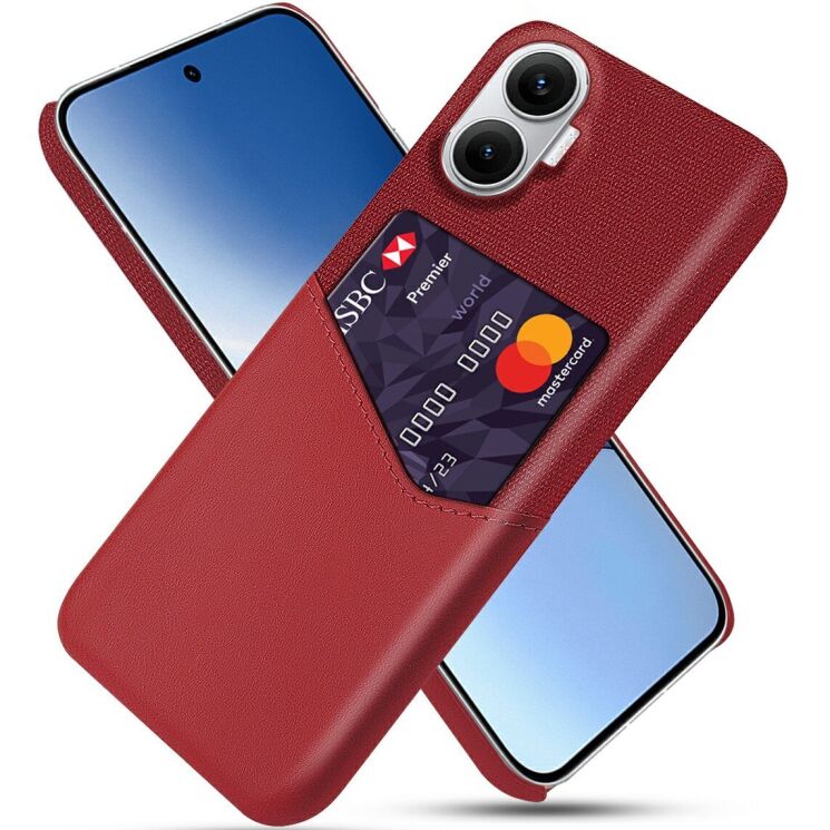 Захисний чохол KSQ Business Pocket для Xiaomi Poco F7 - Red: фото 1 з 4