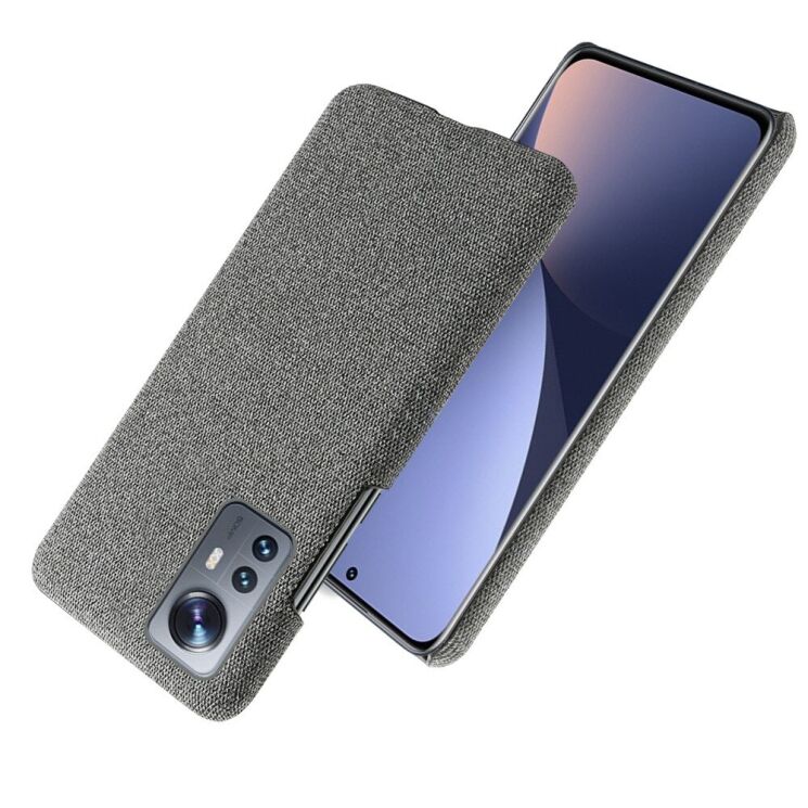 Защитный чехол KSQ Cloth Style для Xiaomi 12 / 12X - Grey: фото 2 из 6