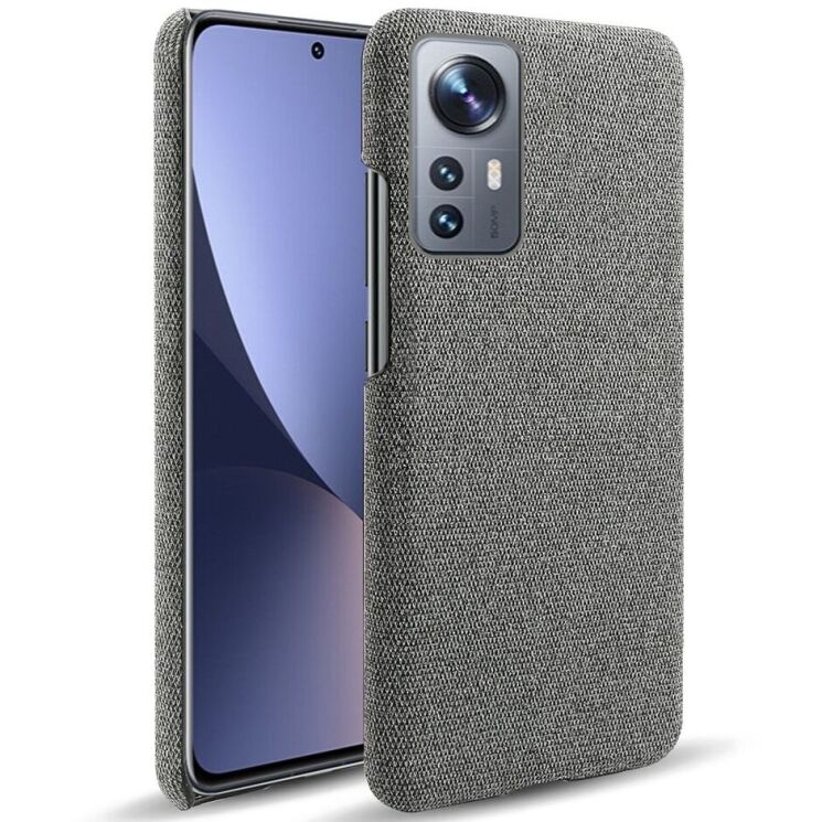 Защитный чехол KSQ Cloth Style для Xiaomi 12 / 12X - Grey: фото 1 из 6
