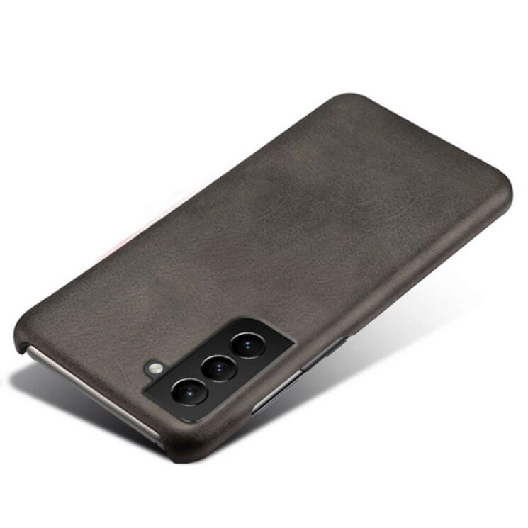 Защитный чехол KSQ Leather Cover для Samsung Galaxy S22 Plus - Black: фото 3 из 4