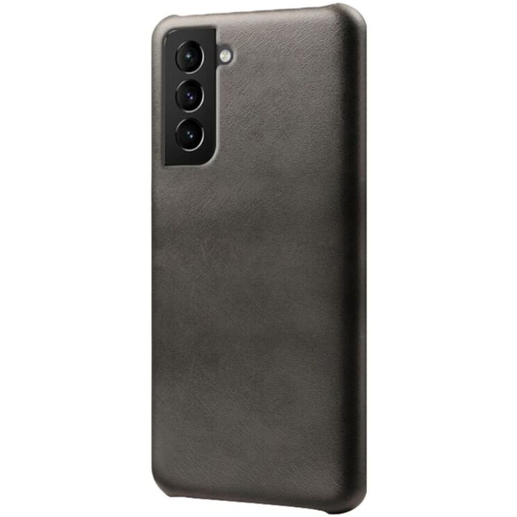 Защитный чехол KSQ Leather Cover для Samsung Galaxy S22 Plus - Black: фото 1 из 4