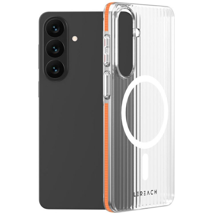 Защитный чехол LEREACH TOC Magnetic для Samsung Galaxy S26 (S942) - Orange: фото 1 из 11