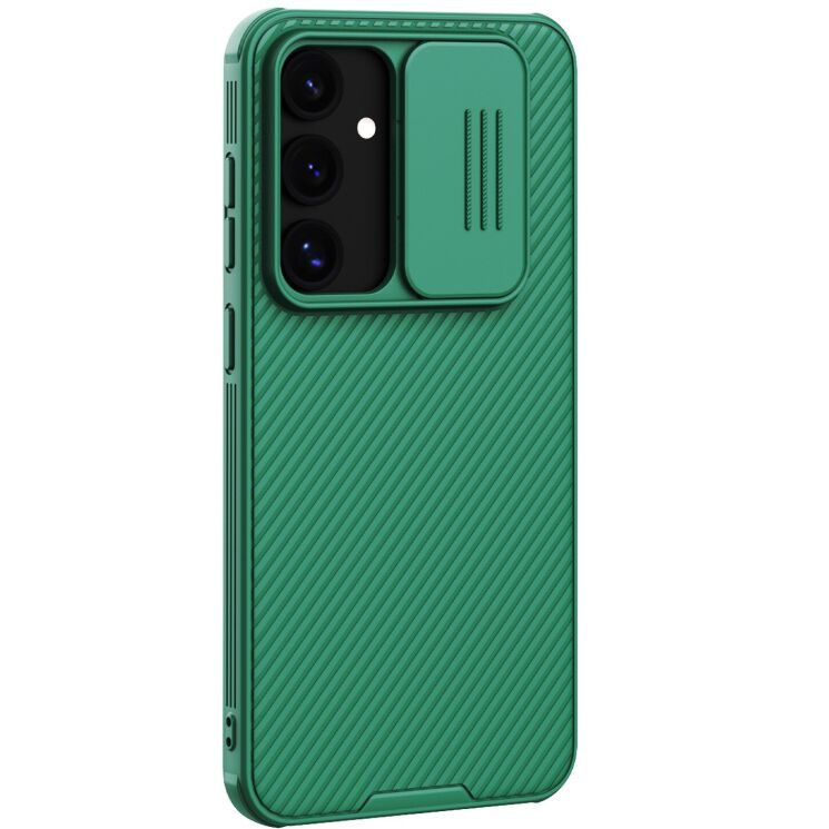 Защитный чехол NILLKIN CamShield Pro для Samsung Galaxy S24 FE (S721) - Green: фото 3 из 20