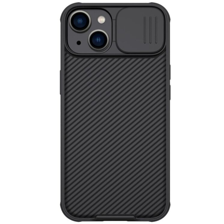 Защитный чехол NILLKIN CamShield Pro Magnetic для Apple iPhone 14 - Black: фото 1 из 16