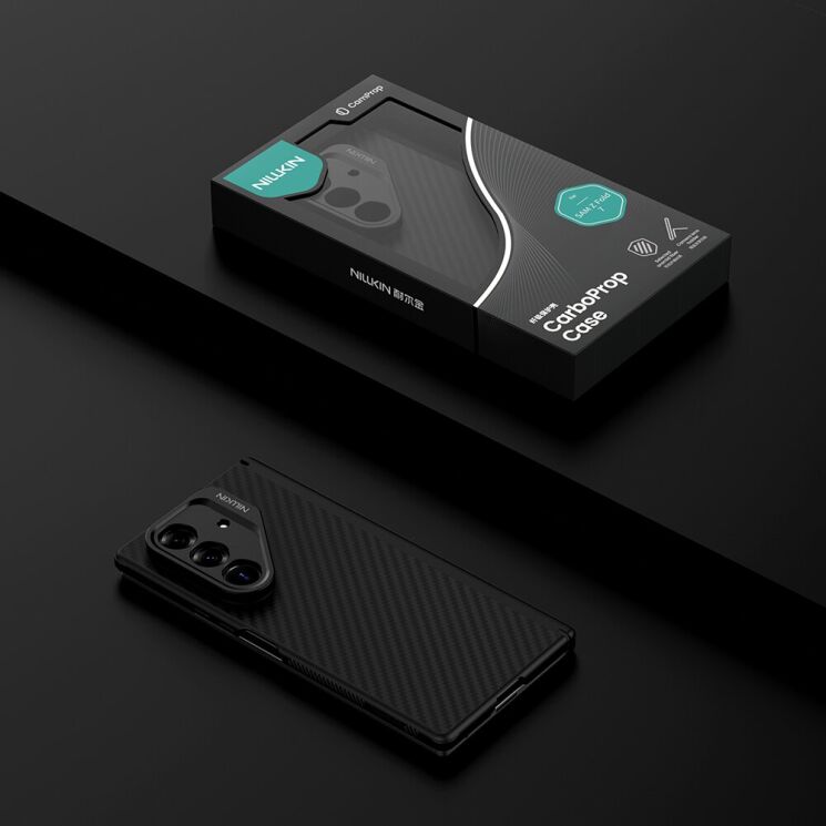 Захисний чохол NILLKIN CarboProp Magnetic (Precise Cut-out) (FF) для Samsung Galaxy Fold 7 - Black: фото 15 з 15