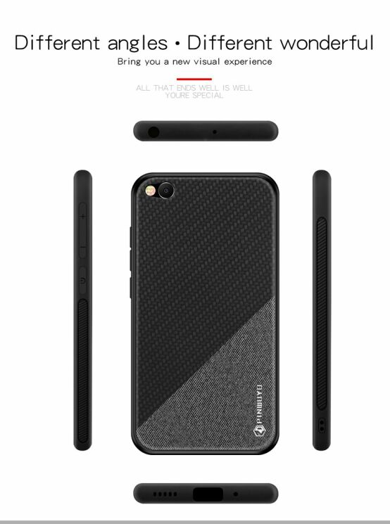 Защитный чехол PINWUYO Honor Series для Xiaomi Redmi Go - Black: фото 11 из 12