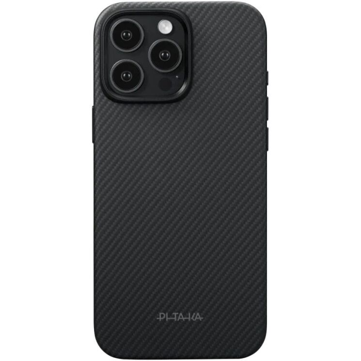 Захисний чохол Pitaka Summa UltraGuard для Apple iPhone 16 Pro Max KI1603PMPA - 600D Black / Grey (Twill) (379970B) Захисний чохол Pitaka Summa UltraGuard для Apple iPhone 16 Pro Max KI1603PMPA - 600D Black / Grey (Twill): фото 1 з 9