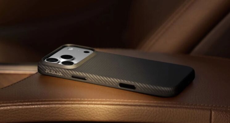 Захисний чохол Pitaka Summa UltraGuard для Apple iPhone 16 Pro Max KI1603PMPA - 600D Black / Grey (Twill) (379970B) Захисний чохол Pitaka Summa UltraGuard для Apple iPhone 16 Pro Max KI1603PMPA - 600D Black / Grey (Twill): фото 4 з 9