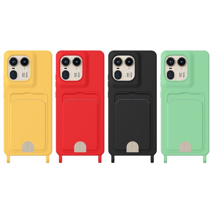 Захисний чохол Reframe Silicone Holder для Motorola Edge 50 Ultra - Black: фото 2 з 8