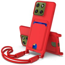 Защитный чехол Reframe Silicone Holder для Motorola Edge 70 Pro - Red: фото 1 из 7