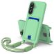 Захисний чохол Reframe Silicone Holder для Samsung Galaxy A27 (A276) - Green (408676G). Фото 1 з 8