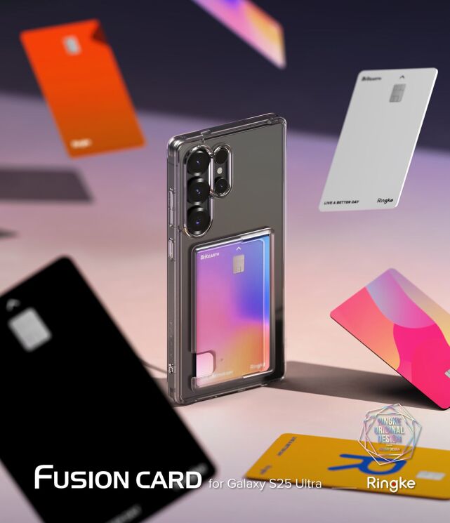 Захисний чохол Ringke Fusion Card для Samsung Galaxy S25 Ultra (S938) 8800274969056 - Clear: фото 2 з 14