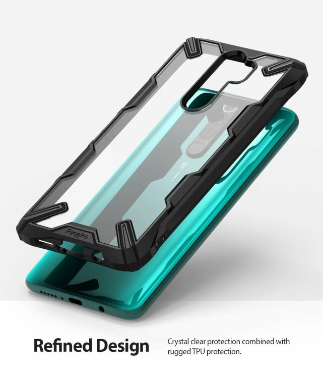 Защитный чехол RINGKE Fusion X для Xiaomi Redmi Note 8 Pro - Camo Black: фото 7 из 7