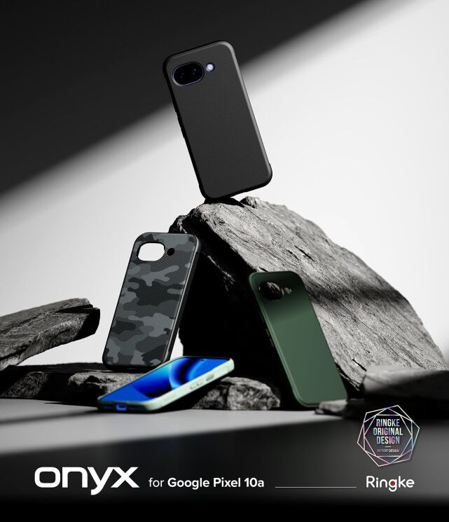 Защитный чехол Ringke Onyx для Google Pixel 10a (8800328818323) - Black: фото 4 из 16