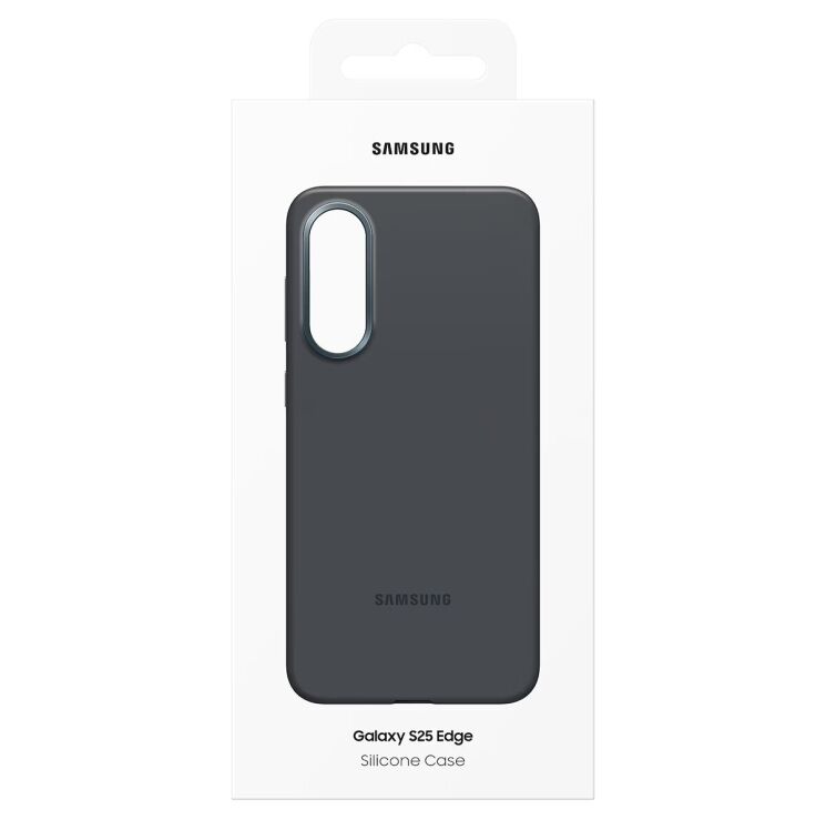 Захисний чохол Silicone Case для Samsung Galaxy S25 Edge (S937) EF-PS937CBEGWW - Black: фото 6 з 6