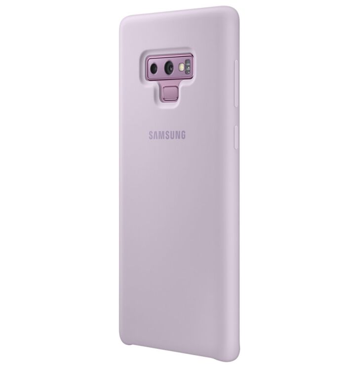 Защитный чехол Silicone Cover для Samsung Galaxy Note 9 (EF-PN960TVEGRU) - Violet: фото 3 из 3