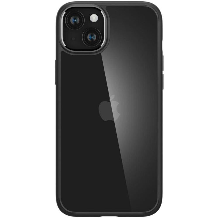 Защитный чехол Spigen (SGP) Crystal Hybrid для Apple iPhone 15 - Matte Black: фото 2 из 5