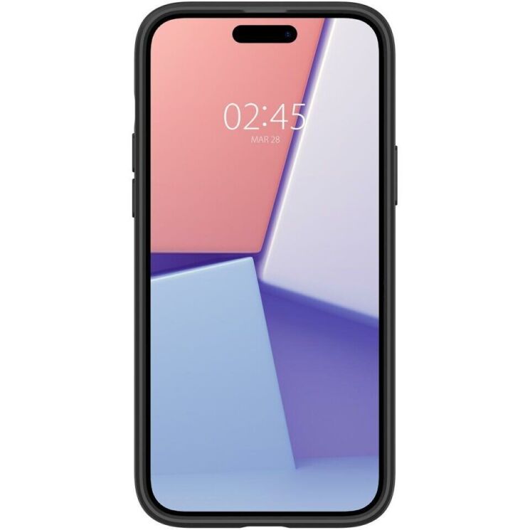 Защитный чехол Spigen (SGP) Crystal Hybrid для Apple iPhone 15 - Matte Black: фото 5 из 5