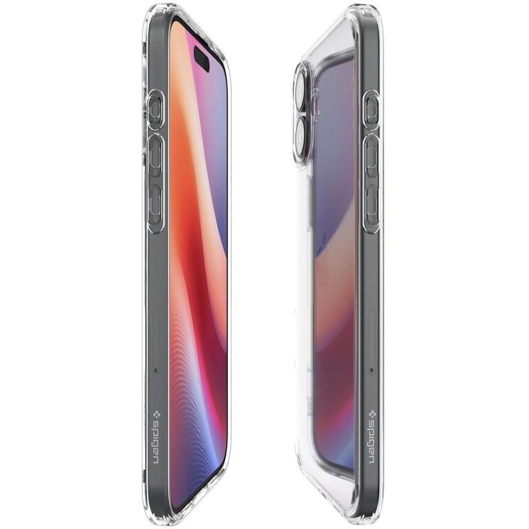 Захисний чохол Spigen (SGP) Crystal Hybrid для Apple iPhone 16 Plus (ACS08095) - Crystal Clear: фото 5 з 13