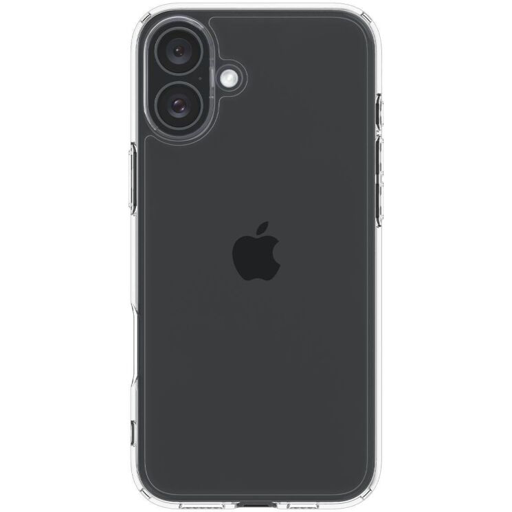 Захисний чохол Spigen (SGP) Crystal Hybrid для Apple iPhone 16 Plus (ACS08095) - Crystal Clear: фото 2 з 13