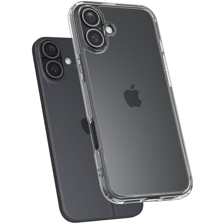 Захисний чохол Spigen (SGP) Crystal Hybrid для Apple iPhone 16 Plus (ACS08095) - Crystal Clear: фото 4 з 13